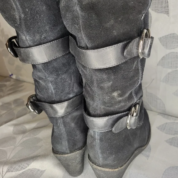 Cole Haan Suede lined boots - Picture 3 of 10